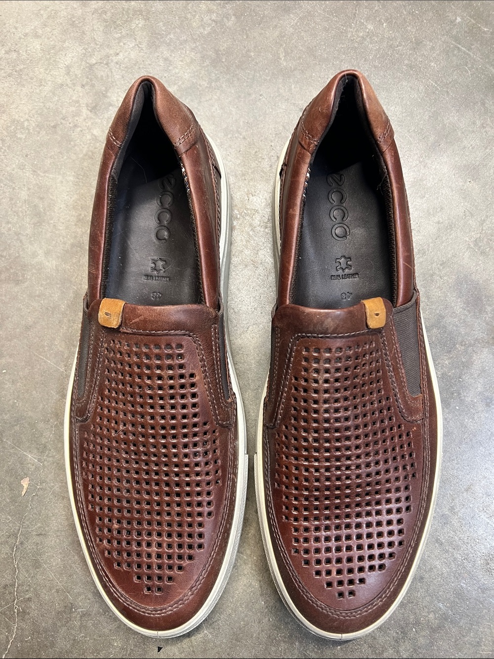 Men's ECCO Kyle Perforated Slip-On Sneaker | Size 48